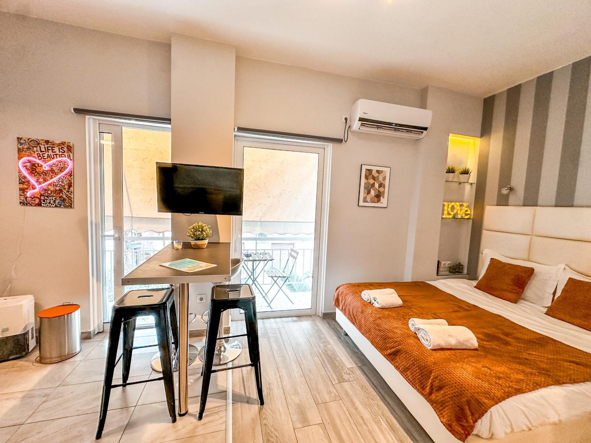 Walk To Markets From A Cozy Studio By Cielo Homes Athén Kültér fotó