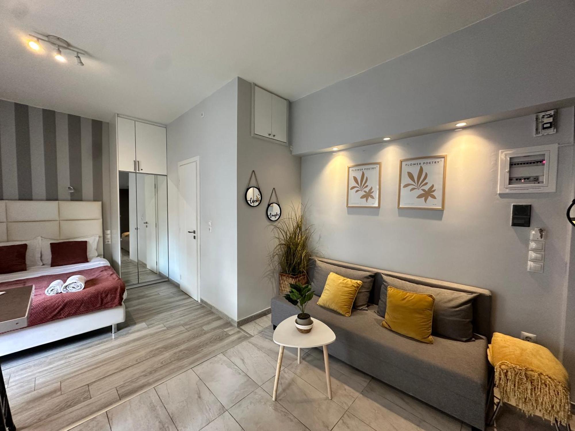 Walk To Markets From A Cozy Studio By Cielo Homes Athén Kültér fotó
